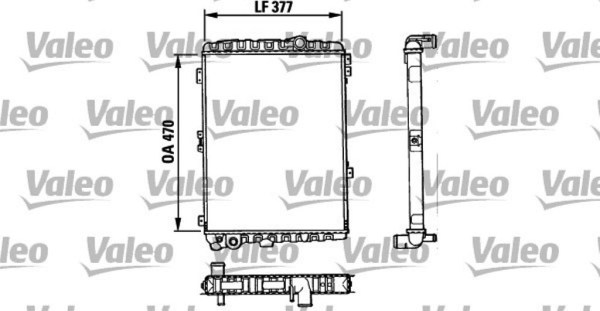VALEO 883863 радиатор охлаждения двигателя